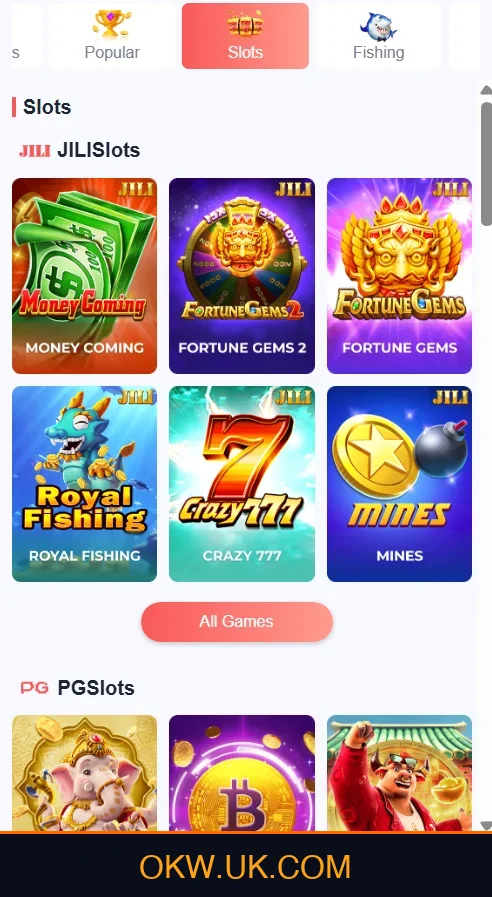 Ok Win Slots Games Collection